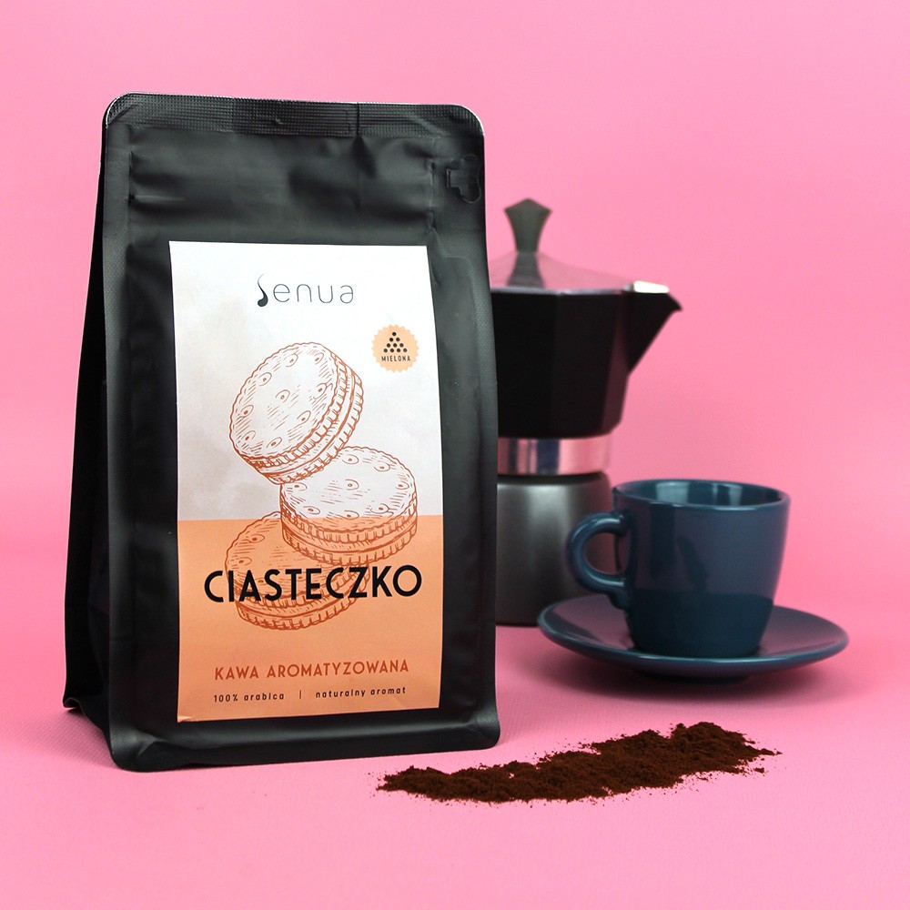 Kawa smakowa aromatyzowana Ciasteczko - mielona | Senua