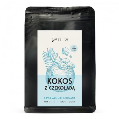 Kawa smakowa aromatyzowana Kokos z Czekoladą - mielona | Senua