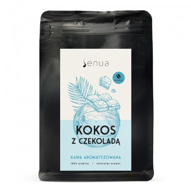 Kawa smakowa aromatyzowana Kokos z Czekoladą - ziarnista | Senua