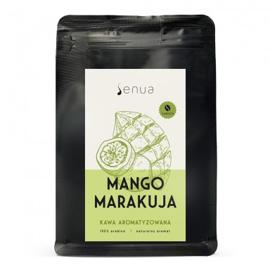 Kawa smakowa aromatyzowana Mango i Marakuja - ziarnista | Senua